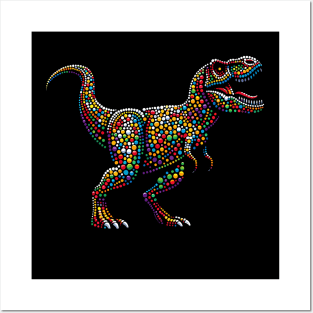 Dinosaur Happy International Dot Day 2024 Polka Dot Men Women Kids Posters and Art